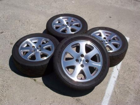 Acura Wheels on Si Rims W Tires For 98  Integra Front Bumper And Headlights Si Rims